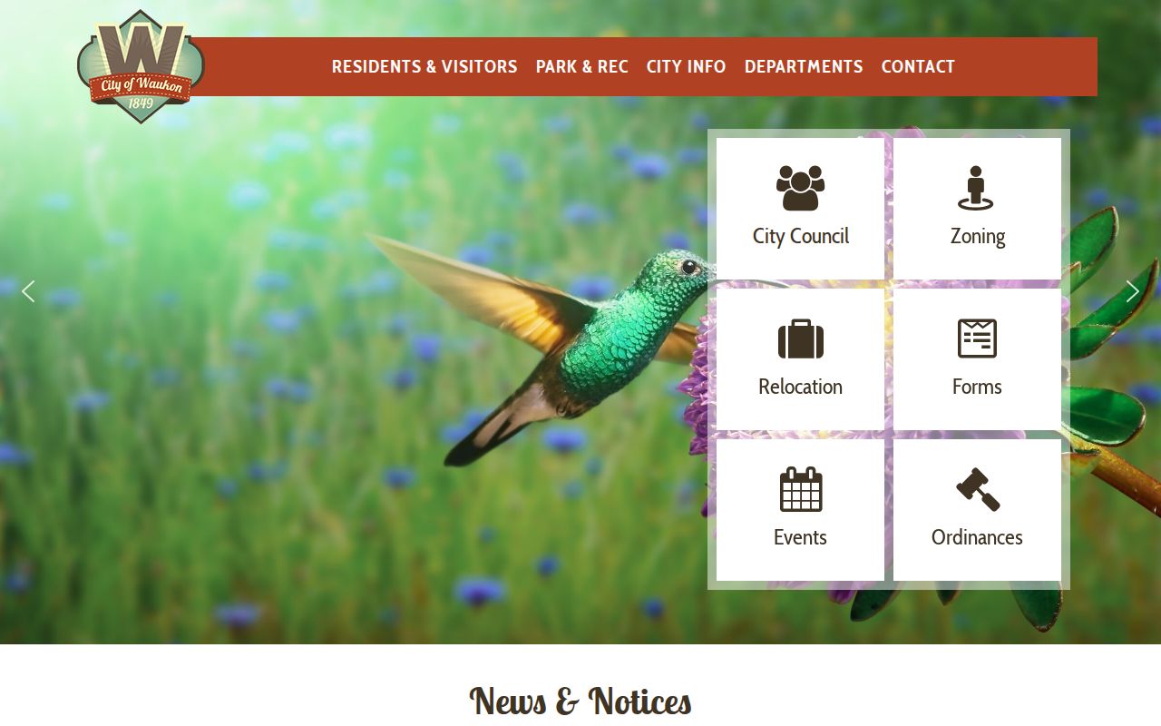City of Waukon criminal records government page